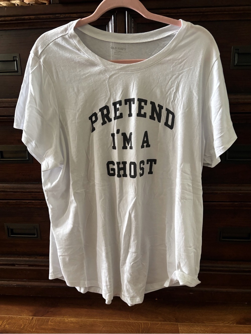 Old Navy "Pretend I'm a Ghost" graphic tee in size XXL Tall